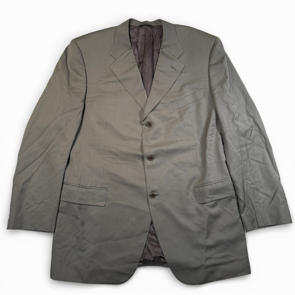 Canali Mens Suit 2 Piece Wool Jacket‎ Pants Italian 60 EU 50 US Brown 36 x 32 - Picture 2 of 16